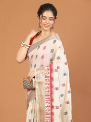 Zari Jaal Art Silk Woven Saree