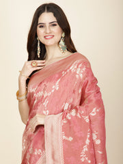 Zari Jaal Woven Banarasi Saree