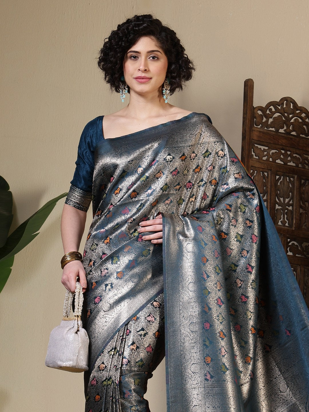 Woven Design Art Silk Saree