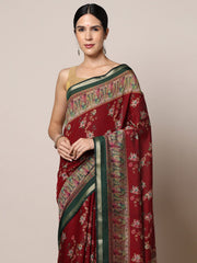 Printed Dola Silk Saree