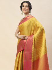 Zari Jaal Woven Cotton Saree