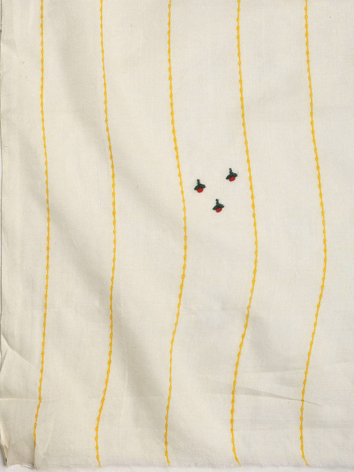 Printed Cotton Blend Unstitched Suit With Dupatta