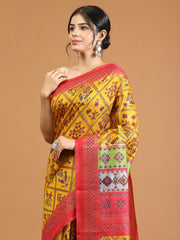 Patola Printed Tussar Woven Saree