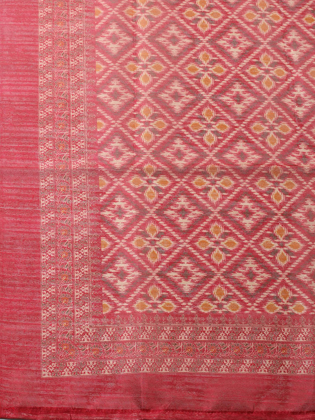 Woven Design Chanderi Unstitched Suit With Pant &amp; Dupatta