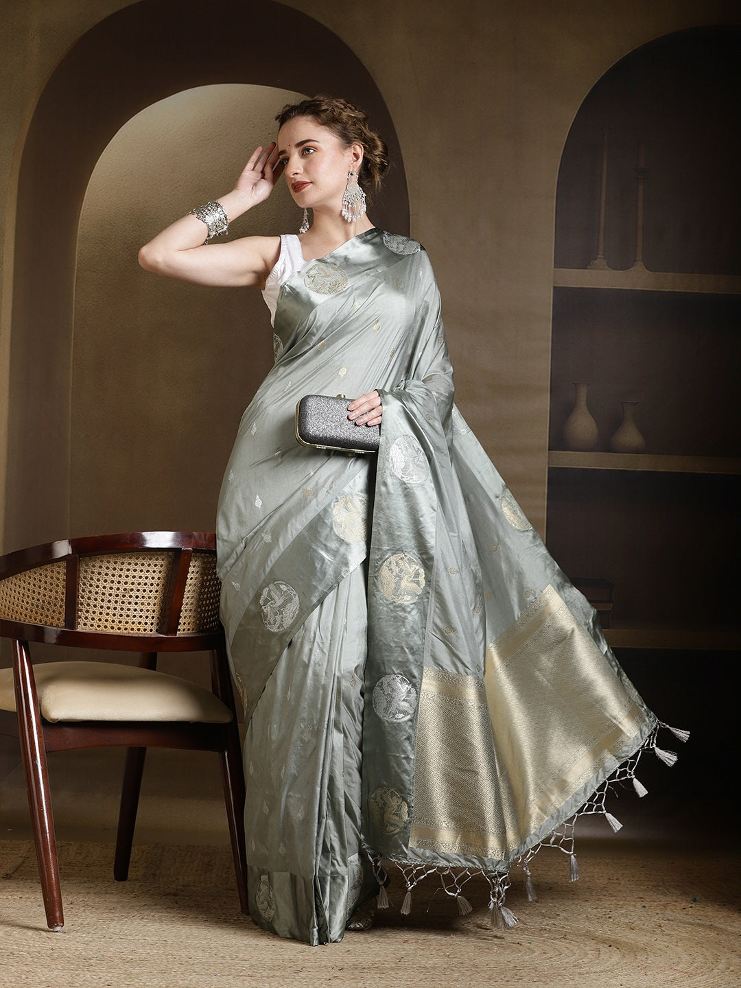 Woven Design Art Silk Saree