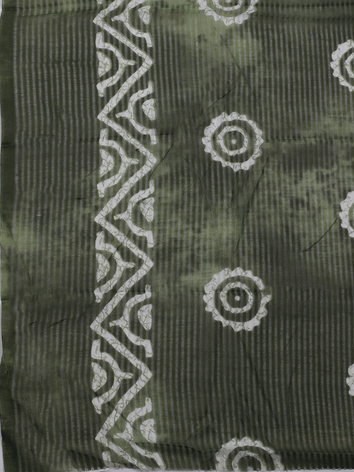 Neck Embroidered Cotton Blend Unstitched Suit With Dupatta