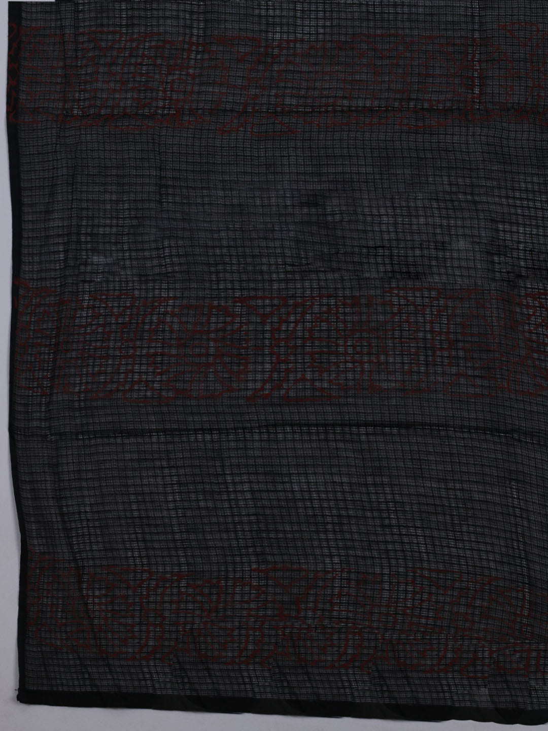 Patch Neck Cotton Blend Unstitched Suit With Dupatta