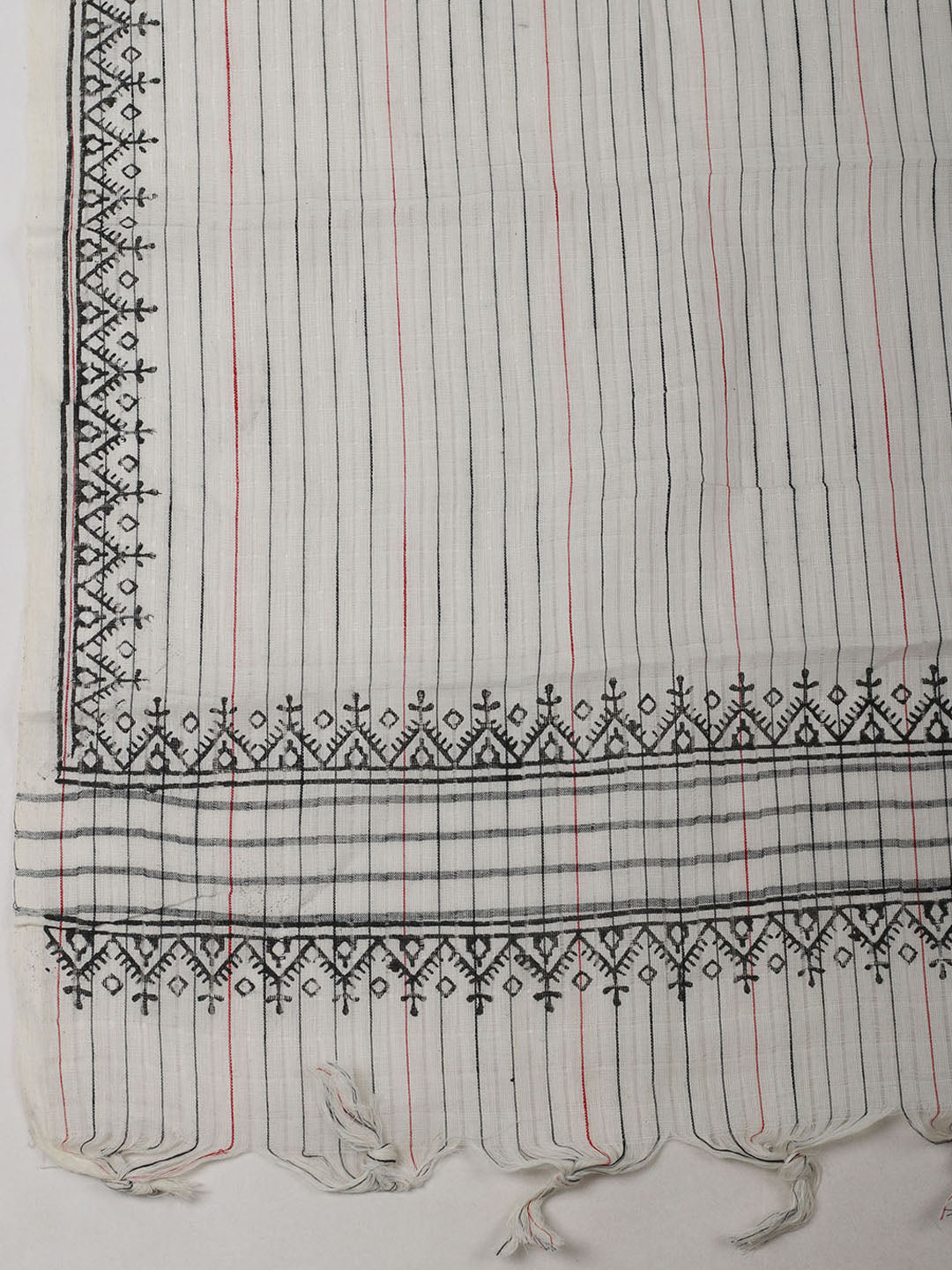 Embroidery Chanderi Unstitched Suit With Dupatta