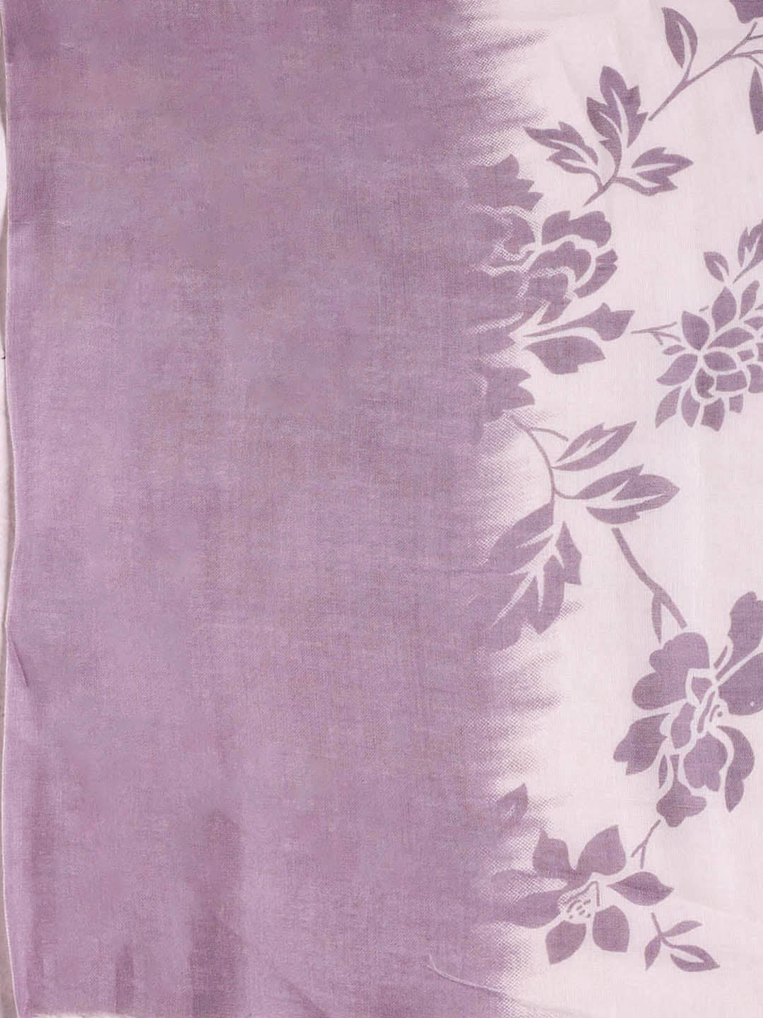 Printed Cotton Blend Unstitched Suit With Dupatta
