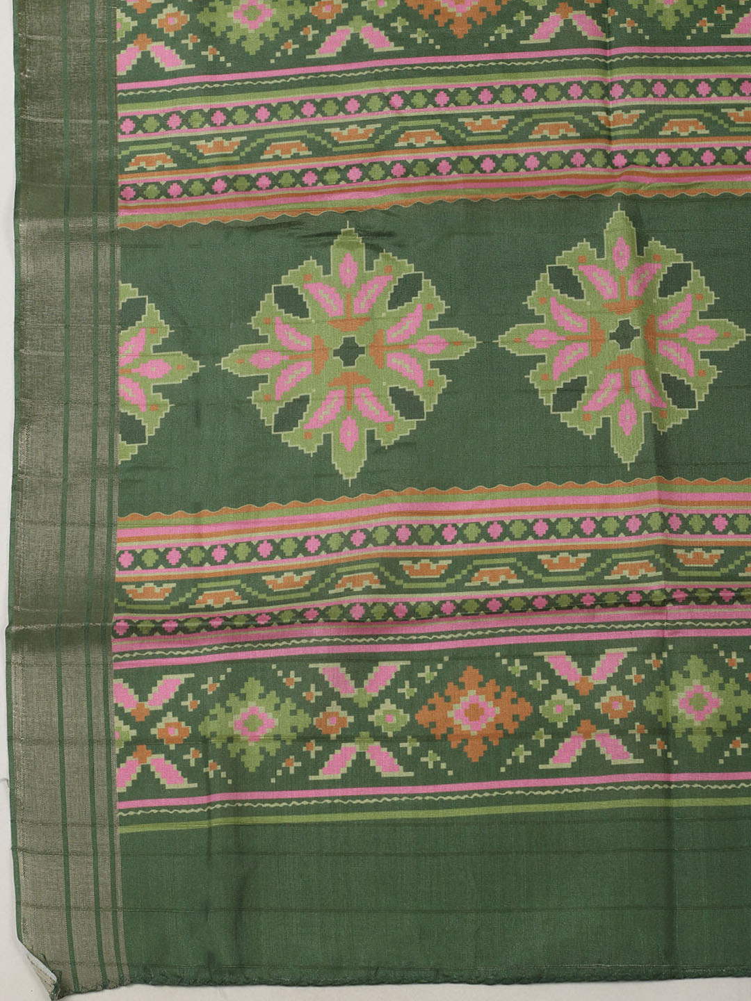 Woven Design Art Silk Unstitched Suit With Pant Dupatta