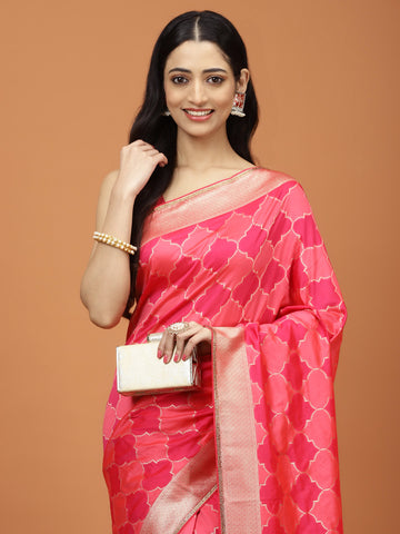 Stone Embroidery Banarasi Saree