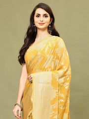 Zari Jaal Woven Handloom Saree