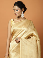 Zari Jaal Banarasi Woven Saree