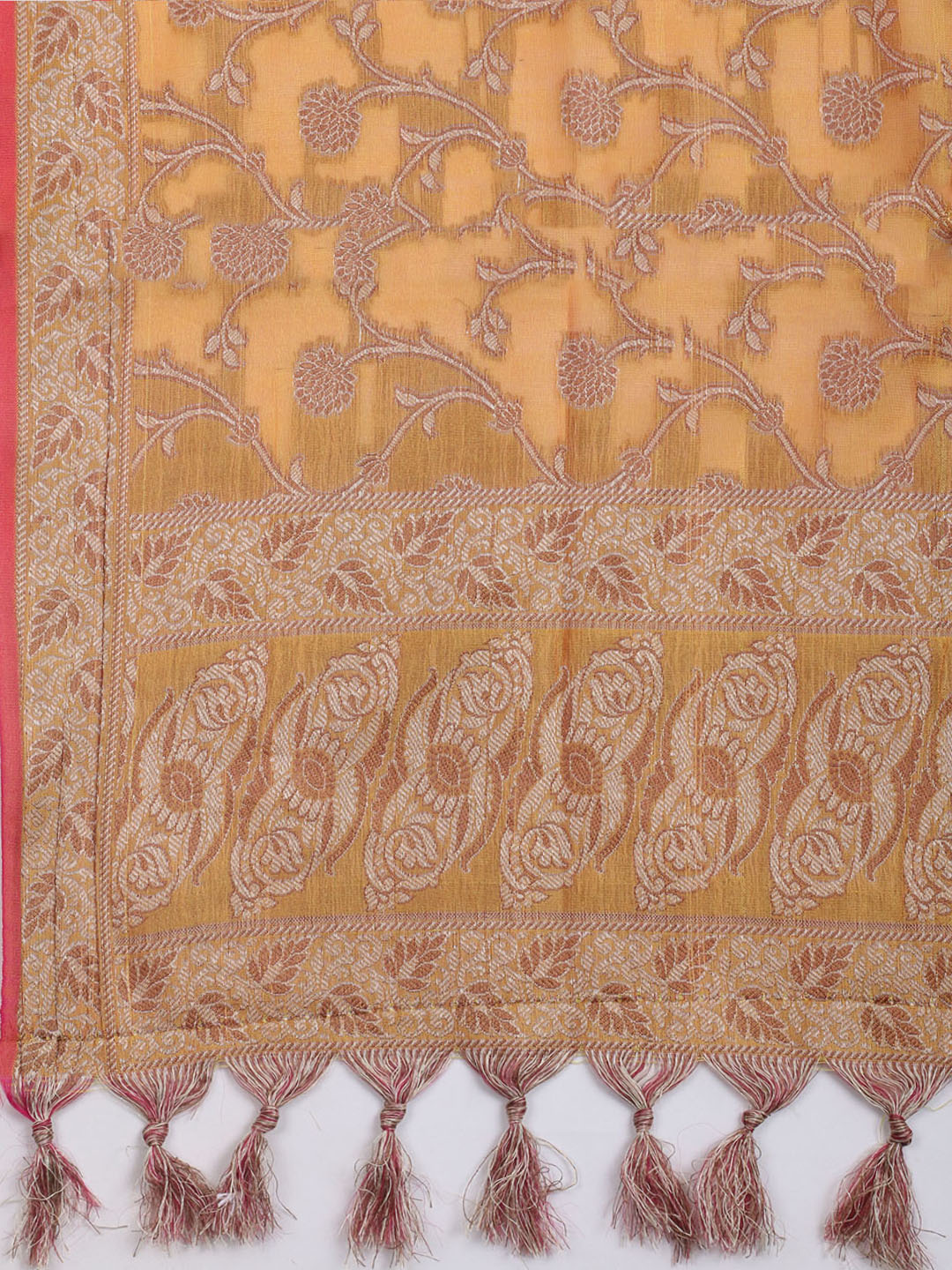 Banarasi Chanderi Unstitched Suit With Dupatta