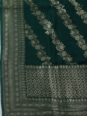 Woven Design Chanderi Unstitched Suit With Dupatta