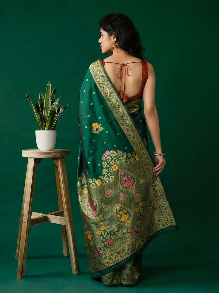 Embroidered Art Silk Saree