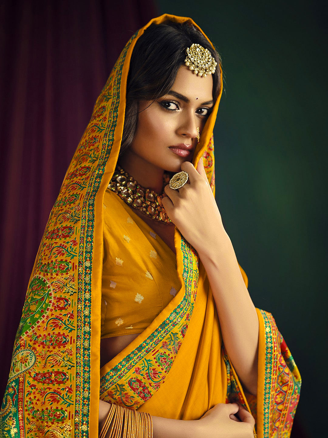 Plain Art Silk Saree
