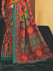 Printed Art Silk Saree