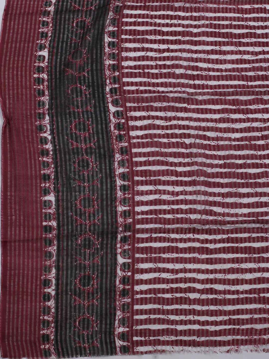 Printed Cotton Blend Unstitched Suit With Dupatta