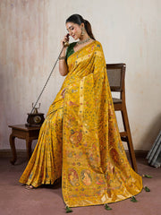 Woven Design Pashmina Saree