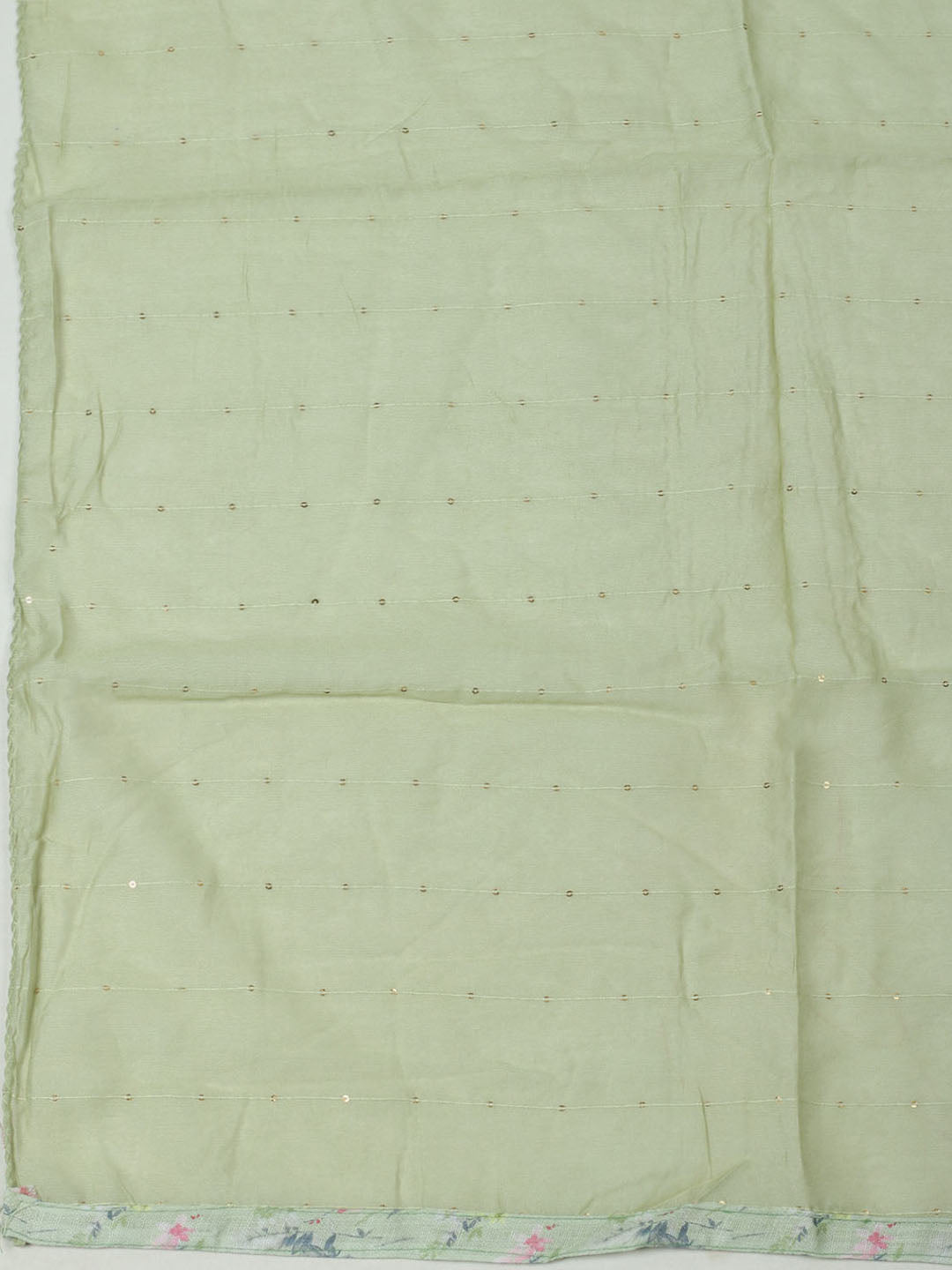 Embroidered Cotton Unstitched Suit With Pant &amp; Dupatta