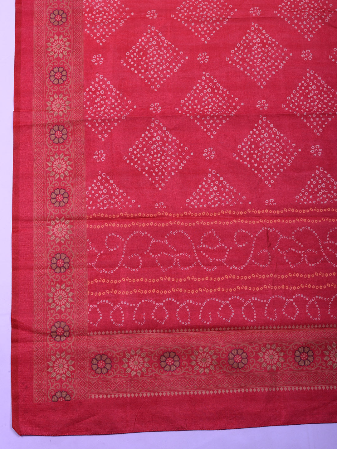 Embroidered Cotton Unstitched Suit With Pant &amp; Dupatta