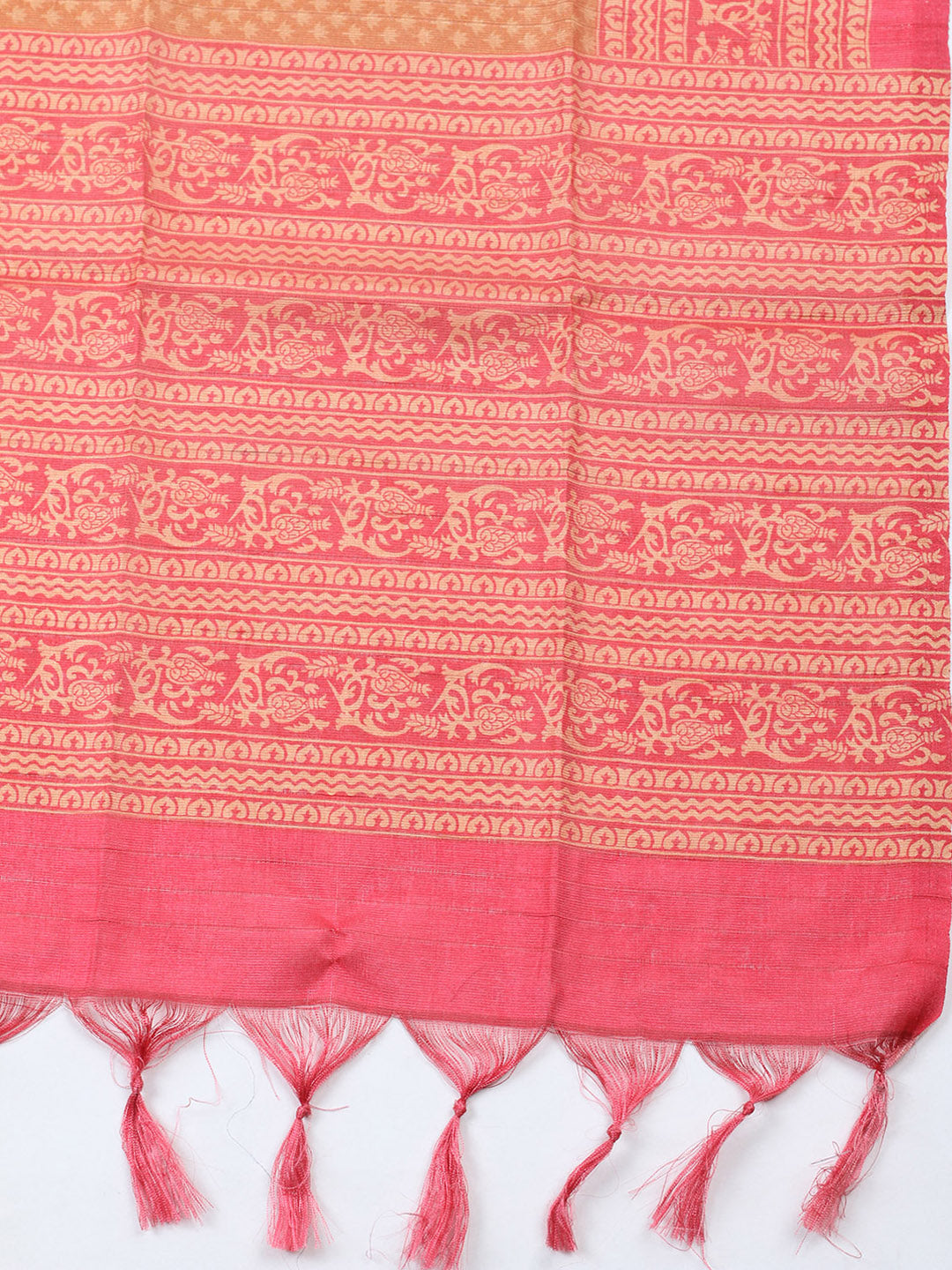 Embroidered Cotton Blend Unstitched Suit With Pant &amp; Dupatta