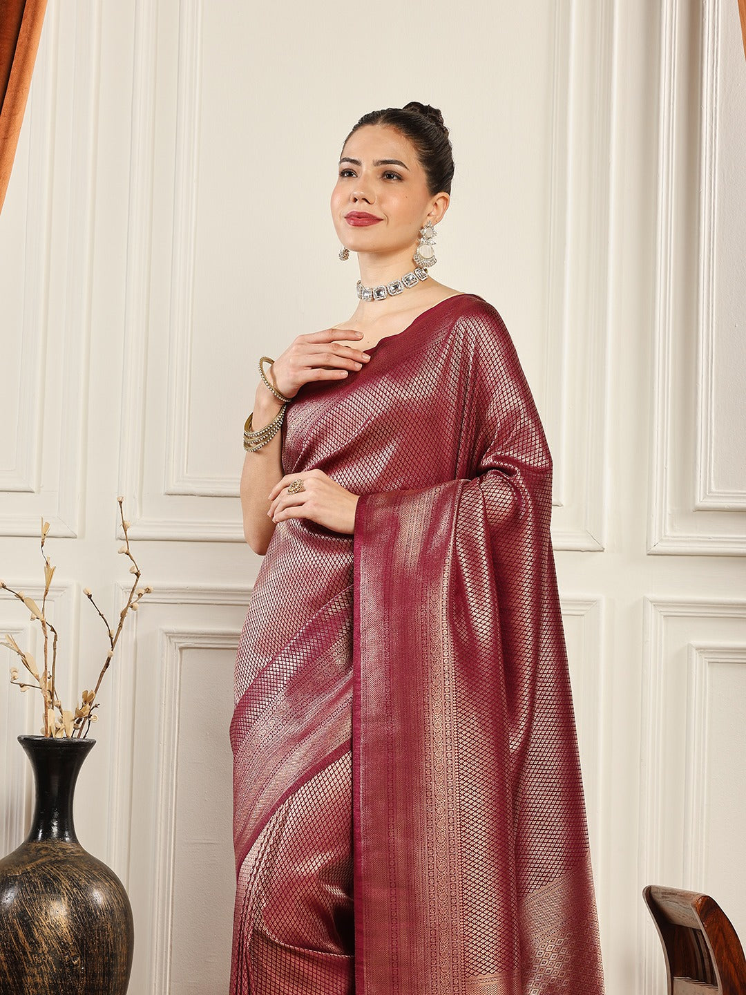 Woven Design Art Silk Saree