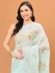 Gota Embroidered Cotton Saree