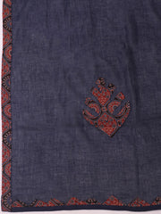 Printed Cotton Unstitched Suit With Pant Dupatta