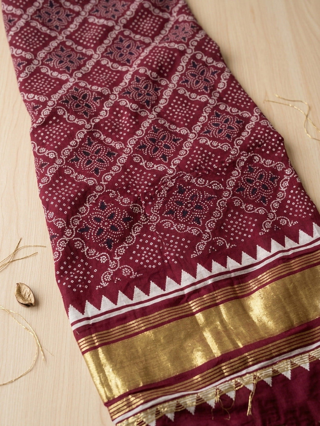 Embroidered Art Silk Unstitched Suit With Pant &amp; Dupatta