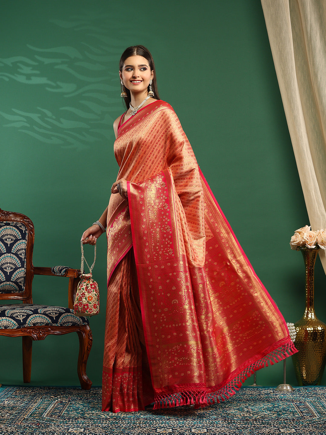 Woven Design Art Silk Saree