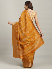 Bandhani Printed Dola Cotton Saree