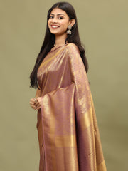 Zari Jaal Woven Handloom Saree