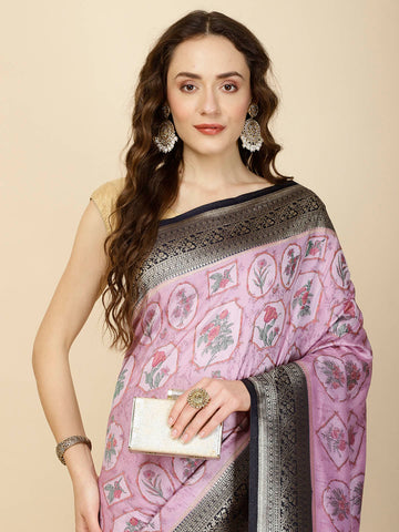 Zari Jaal Woven Handloom Saree