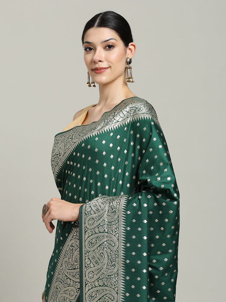 Zari Jaal Art Silk Woven Saree