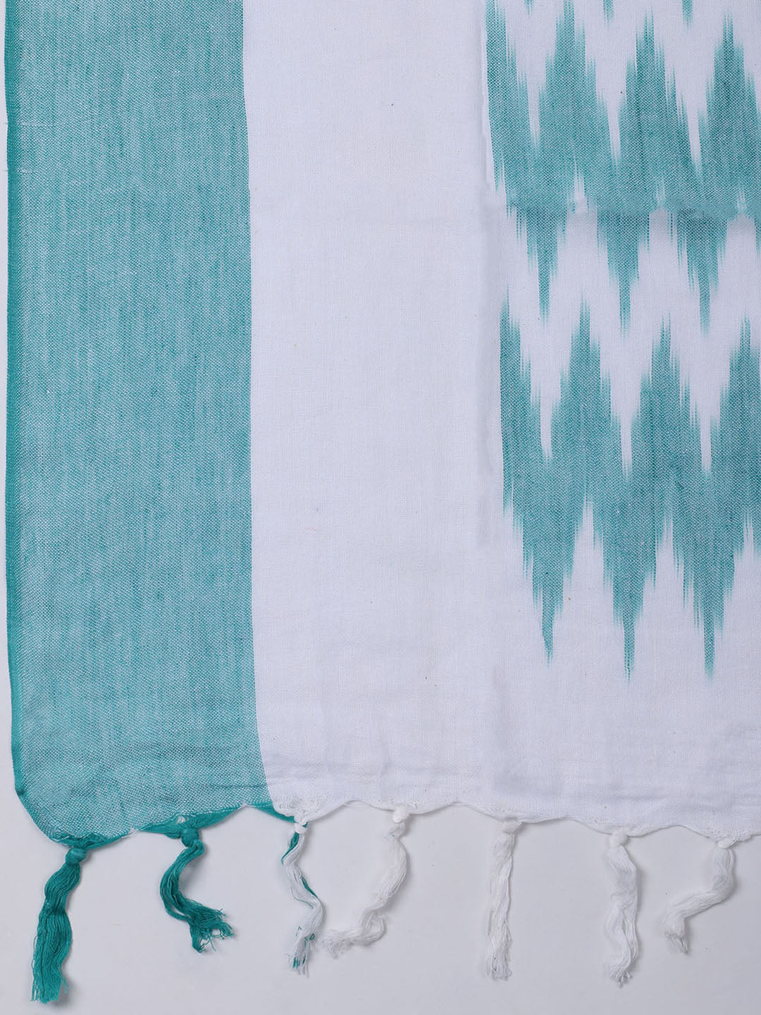 Printed Cotton Blend Unstitched Suit With Dupatta