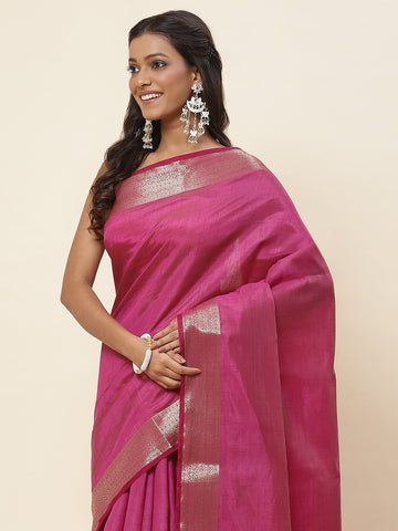 Zari Border Woven Handloom Saree