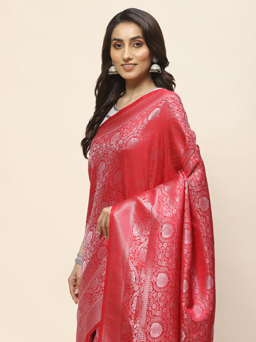 Brocade Zari Jaal Woven Handloom Saree