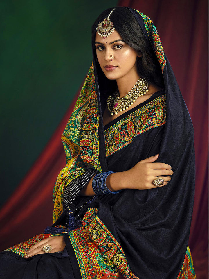 Plain Art Silk Saree