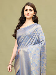 Zari Jaal Woven Handloom Saree