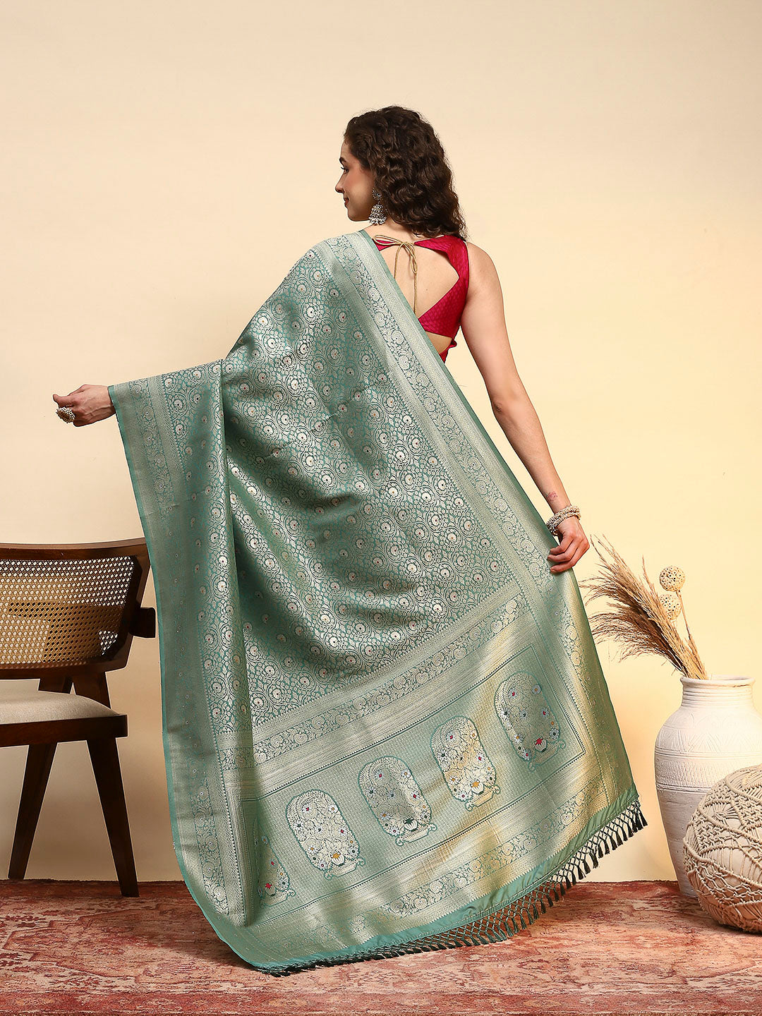 Woven Design Art Silk Saree