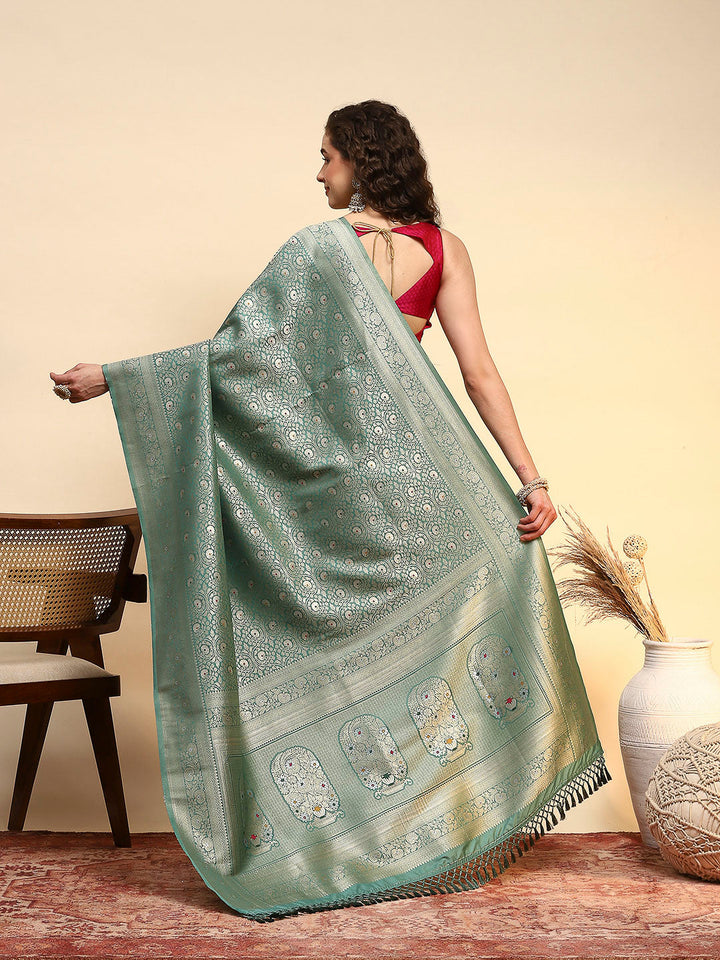 Woven Design Art Silk Saree
