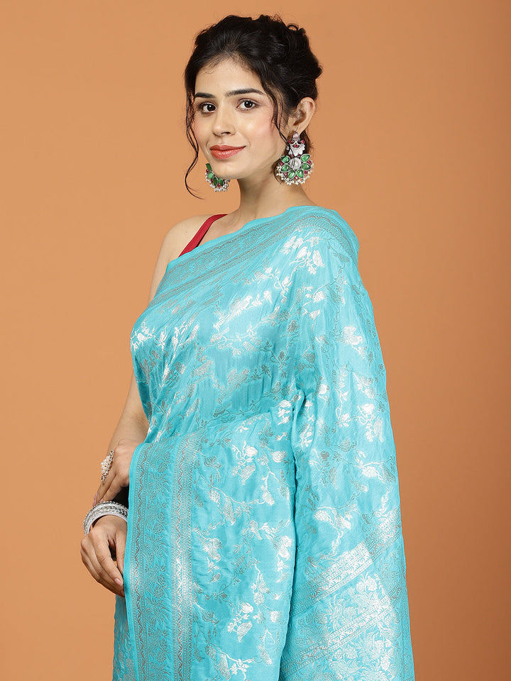 Khaddi Woven Art Silk Saree