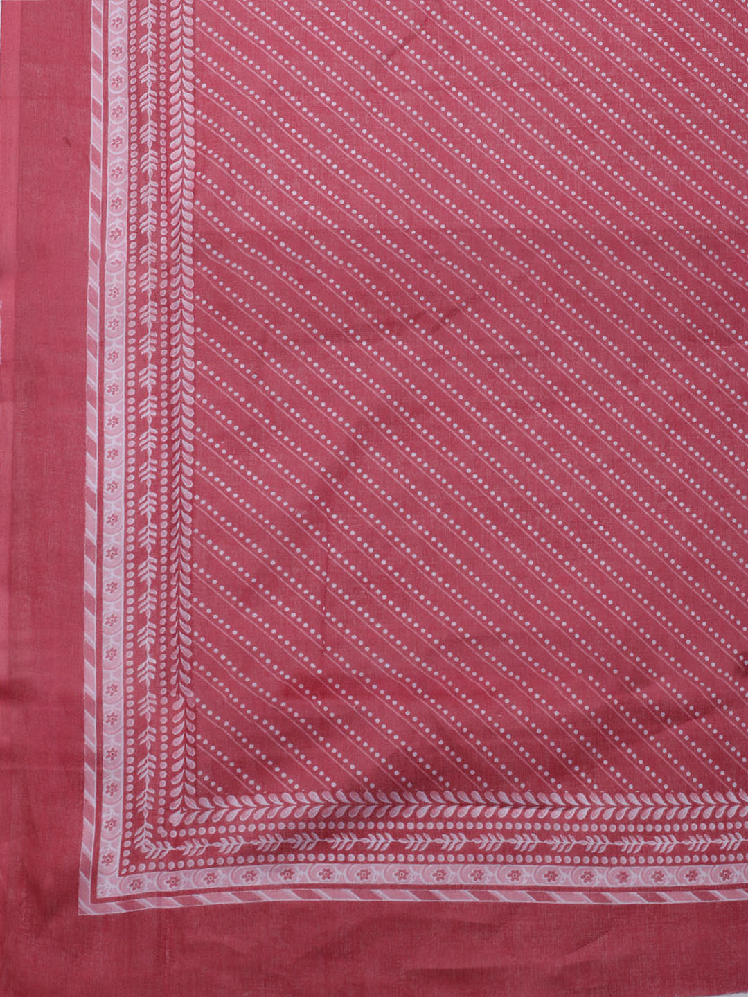 Printed Cotton Blend Unstitched Suit With Dupatta
