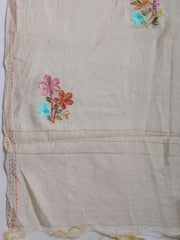 Neck Embroidered Cotton Blend Unstitched Suit With Dupatta