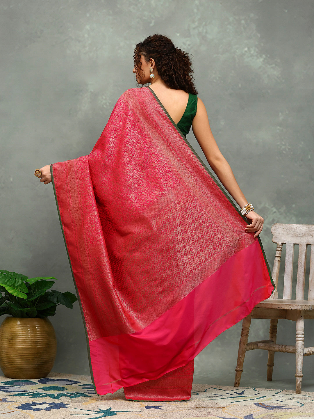 Wovn Border Art Silk Saree