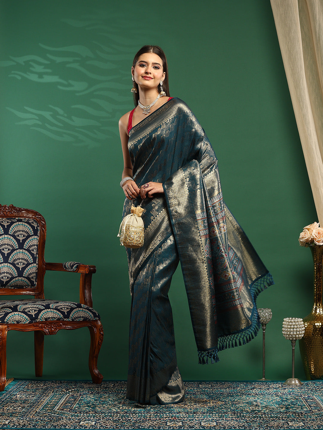 Woven Design Art Silk Saree