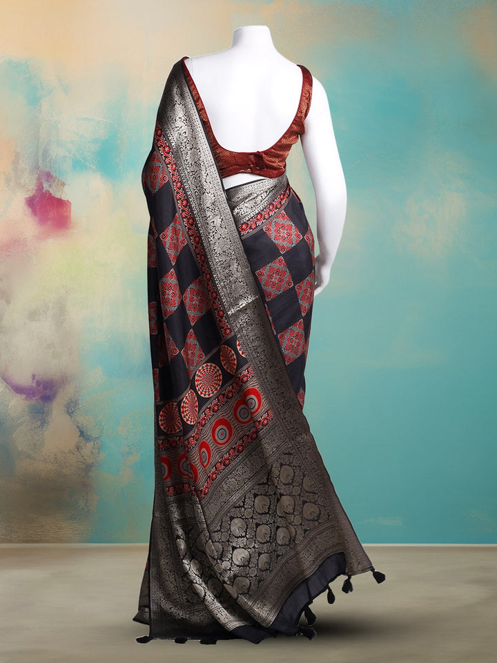 Printed Art Silk Saree