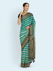 Zari Jaal Woven Art Silk Saree